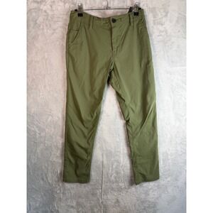 686 Everywhere Collection Pants Mens 30x30 Green Slim Fit Technical Travel Chino